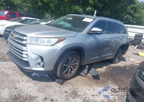 2017 Toyota Highlander Xle from USA, damaged, VIN 5TDKZRFH4HS510005